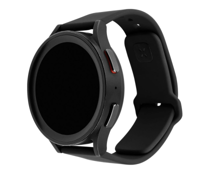 Pasek i akcesoria do zegarków FIXED Silicone Sporty Strap Set do Smartwatch (22mm) black